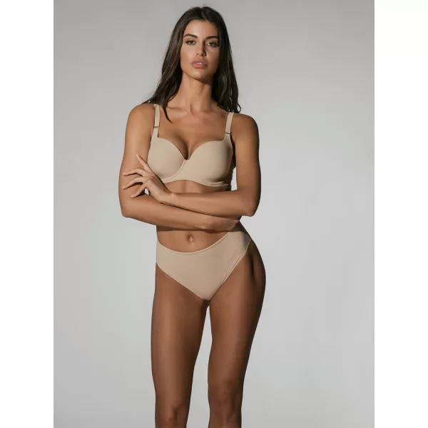 Luna Secret Sense Γυναικείο Σλίπ Μπόξερ Culotte Μπέζ 2102 