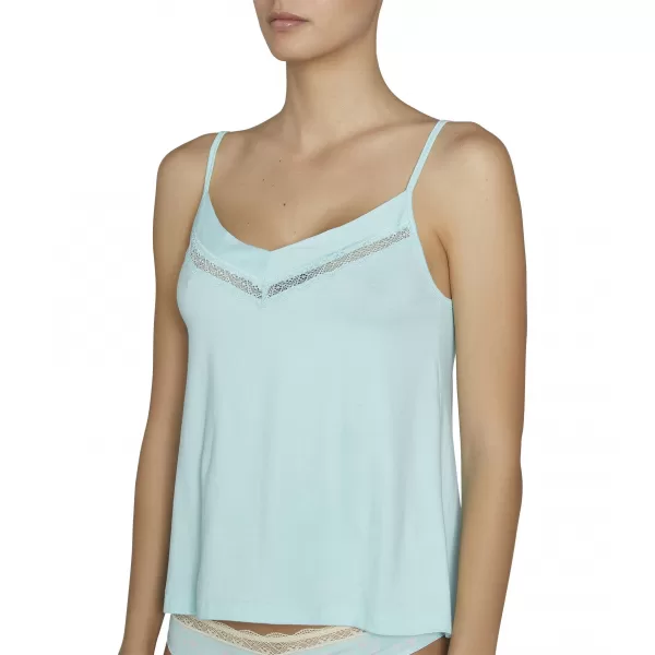 Ysabel Mora Cami Top Γυναικείο Βαμβακερό Φανελάκι Τιραντάκι Μέντα 19200