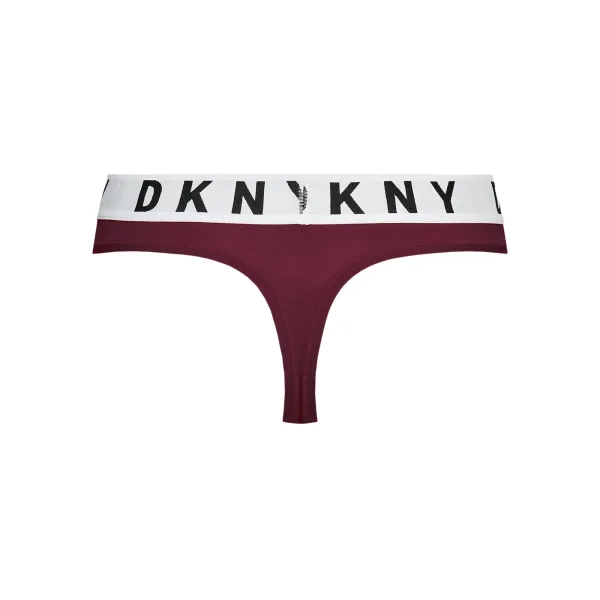 DKNY Βαμβακερό Στρίνγκ  μπορντώ  DK4529-I224Y bordeaux  Boyfriend Cozy Thong
