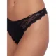 Dorina Hasina slip thong string σατέ μαύρο string με δαντελένιες λεπτομέρειες FXTH0011LA190-BK0001