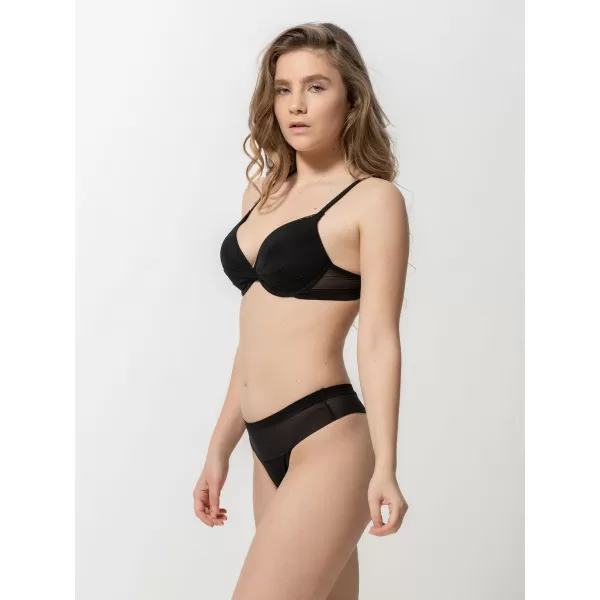 Luna Lust Γυναικείο Sexy String Σλιπ Τούλι Μαύρο 24094 Luna Lust Γυναικείο Sexy String Σλιπ Τούλι Μαύρο 24094