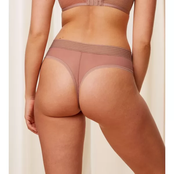 Triumph Γυναικείο Ψηλόμεσο String απο Τούλι Σκούρο Ροζ Sexy Tempting Sheer Highwaist String Dark Pink 10215943-6901 Triumph Γυναικείο Ψηλόμεσο String απο Τούλι Σκούρο Ροζ Sexy Tempting Sheer Highwaist String Dark Pink 10215943-6901