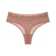  Triumph Γυναικείο Ψηλόμεσο String απο Τούλι Σκούρο Ροζ Sexy Tempting Sheer Highwaist String Dark Pink 10215943-6901