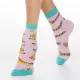Conte Happy Socks Γυναικείες Βαμβακερές Κάλτσες με σχέδια Μπανάνα Banana Ροζ 18C-227C Conte Happy Socks Γυναικείες Βαμβακερές Κάλτσες με σχέδια Μπανάνα Banana Ροζ 18C-227C