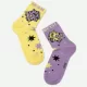 Conte Happy Socks Glam Metal Βαμβακερές Κάλτσες Διχρωμία Λιλά κίτρινο 18C-227C Conte Happy Socks Glam Metal Βαμβακερές Κάλτσες Διχρωμία Λιλά κίτρινο 18C-227C