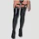 Milena by Paris Stockings Faux Leather Κάλτσες απο Δερματίνη Μαύρο 005320 Milena by Paris Stockings Faux Leather Κάλτσες απο Δερματίνη Μαύρο 005320