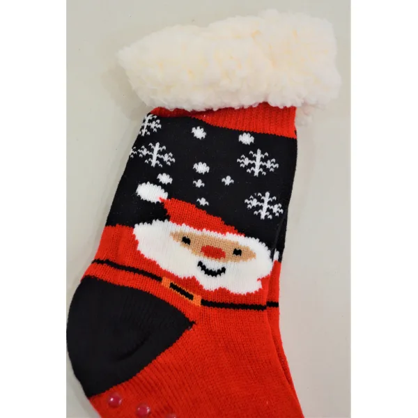 Sweet Home Socks Χριστουγεννιάτικο Δώρο Κάλτσες Santa-Claus +Κουτί Κόκκινο 8933