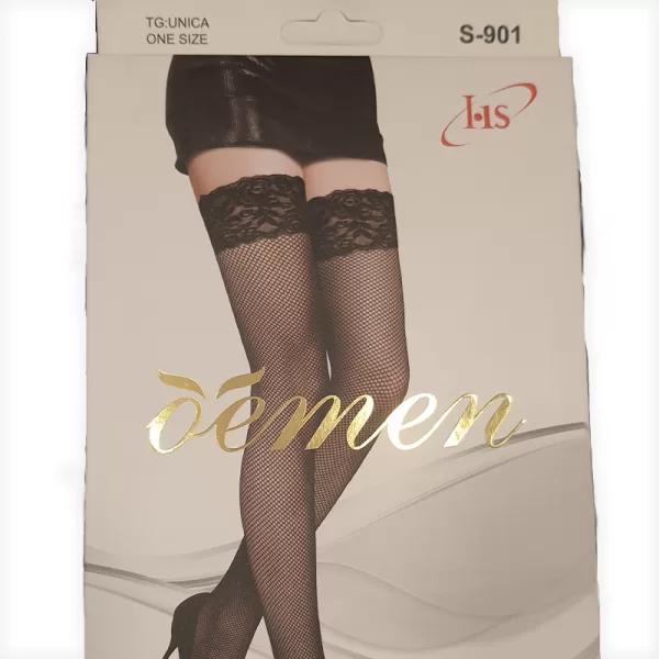Oemen Γυναικείες Διχτυωτές Κάλτσες με Σιλικόνη Μπεζ Nude S-901 Oemen Γυναικείες Διχτυωτές Κάλτσες με Σιλικόνη Μπεζ Nude S-901