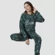Eliz Γυναικεία Χειμερινή Fleece Πυτζάμα Κυπαρισσί με φανταστικά σχέδιο Αστεράκια Love 8890.2 Eliz Γυναικεία Χειμερινή Fleece Πυτζάμα Κυπαρισσί με φανταστικά σχέδιο Αστεράκια Love 8890.2