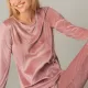 Milena By Paris Velvet Γυναικεία Βελουτέ Πυτζάμα Βελούδο με Ασημοκλωστή Γυαλιστερό Ρόζ 009145 Milena By Paris Velvet Γυναικεία Βελουτέ Πυτζάμα Βελούδο με Ασημοκλωστή Γυαλιστερό Ρόζ 009145