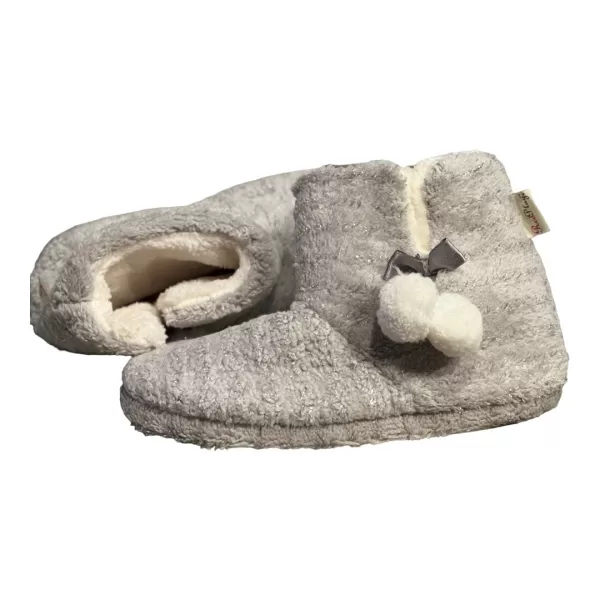 Γυναικείες Παντόφλες Μίνι Μποτάκι Booties με Άνοιγμα και Φιογκάκι Σατέν