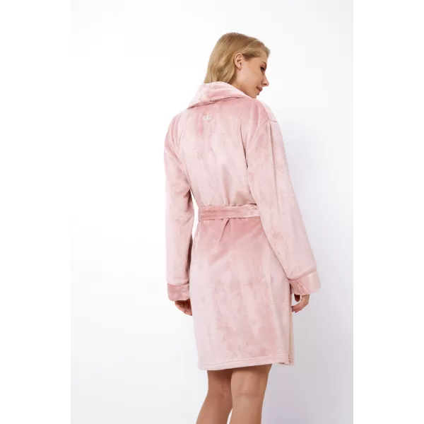 Aruelle Γυναικεία Ζεστή Ρόμπα Απαλή Fleece Πολυτελείας Rose  Ροζ Eva Bathrobe 39.01.23.875