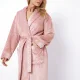 Aruelle Γυναικεία Ζεστή Ρόμπα Απαλή Fleece Πολυτελείας Rose  Ροζ Eva Bathrobe 39.01.23.875