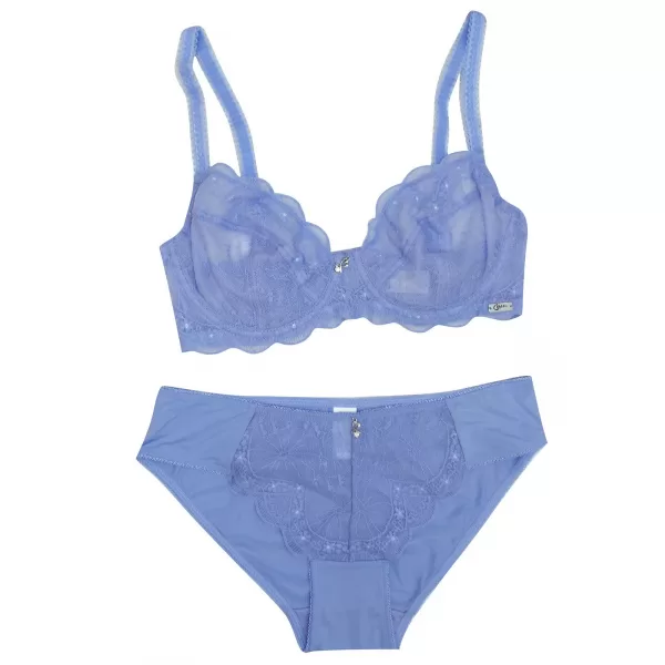 Cybele Γυναικείο Hipster με Δαντέλα Μπλε 11401