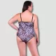 Milena by Paris Γυναικείο Plus Size Κορμάκι Ροζ Μαύρο 020024 Milena by Paris Γυναικείο Plus Size Κορμάκι Ροζ Μαύρο 020024