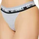 Cottonhill Γυναικείο Βαμβακερό Στρίνγκ String με Φαρδύ λάστιχο Γκρί CH0902