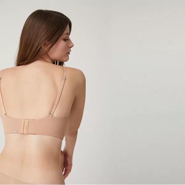 Ysabel Mora Στράπλες Σουτιέν Push up Basic με αφαιρούμενες τιράντες Μπεζ 10017 Ysabel Mora Στράπλες Σουτιέν Push up Basic με αφαιρούμενες τιράντες Μπεζ 10017