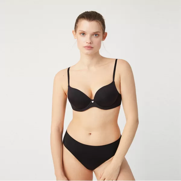 Ysabel Mora Γυναικείο Double Push-Up Black Προσθέτει Μέγεθος Μαύρο 10021