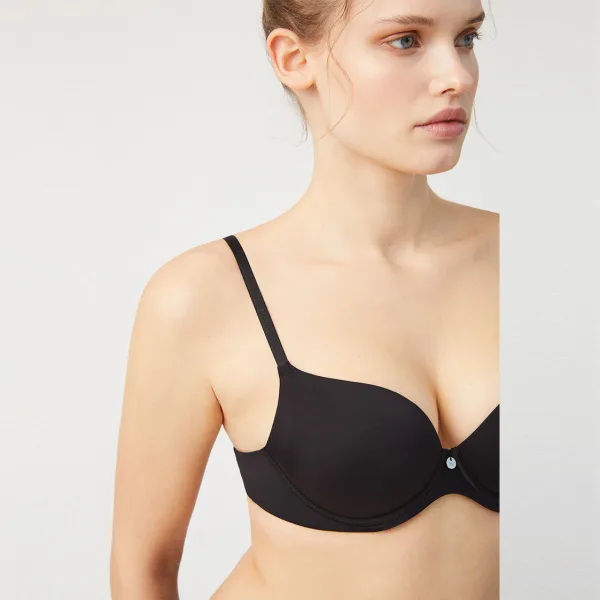 Ysabel Mora Γυναικείο Double Push-Up Black Προσθέτει Μέγεθος Μαύρο 10021