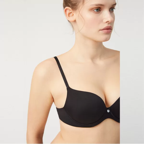 Ysabel Mora Γυναικείο Double Push-Up Black Προσθέτει Μέγεθος Μαύρο 10021