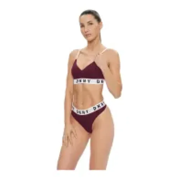 DKNY Wirefree Push Up Bra Αθλητικό Σουτιέν Χωρίς Μπανέλα με Ενίσχυση μπορντώ  DK4518-I224Y
