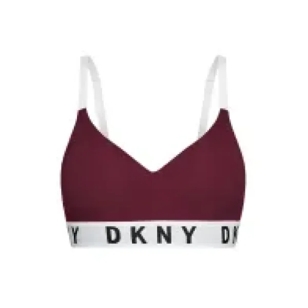 DKNY Wirefree Push Up Bra Αθλητικό Σουτιέν Χωρίς Μπανέλα με Ενίσχυση μπορντώ  DK4518-I224Y