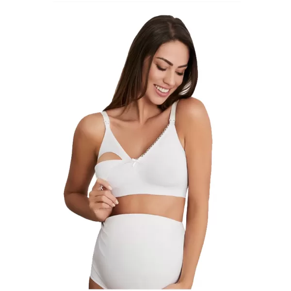 Eros Mom Σουτιέν Θηλασμού Χωρίς Μπανέλα Λευκό ERSK500