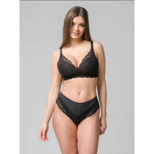 Luna Perfect Fit Culotte Γυναικείο Σλιπ Hipster Μαύρο 24101 Luna Perfect Fit Culotte Γυναικείο Σλιπ Hipster Μαύρο 24101