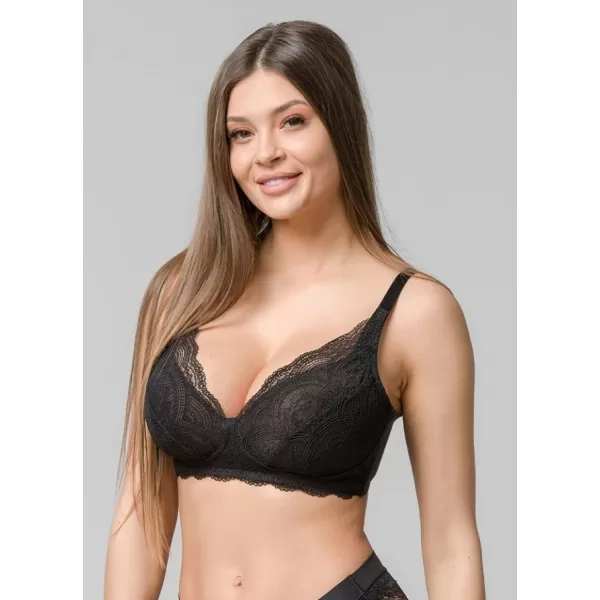 Luna Perfect Fit Wireless Σουτιέν Χωρίς Μπανέλα Μαύρο 14104