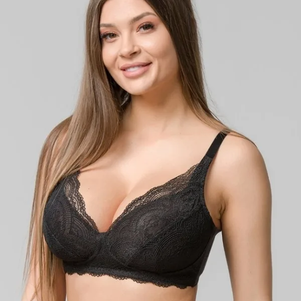 Luna Perfect Fit Wireless Σουτιέν Χωρίς Μπανέλα Μαύρο 14104