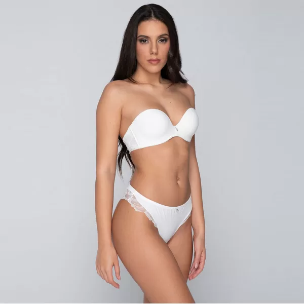 Luna Melody Molded Strapless Στράπλες Ιβουάρ με βαθύ ντεκολτέ 14239 με Δαντέλα & αποσπώμενες τιράντες Νυφική Συλλογή Luna Melody Molded Strapless Στράπλες Ιβουάρ με βαθύ ντεκολτέ 14239 με Δαντέλα & αποσπώμενες τιράντες Νυφική Συλλογή