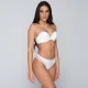 Luna Melody Molded Strapless Στράπλες Ιβουάρ με βαθύ ντεκολτέ 14239 με Δαντέλα & αποσπώμενες τιράντες Νυφική Συλλογή