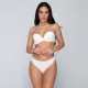 Luna Melody Molded Strapless Στράπλες Ιβουάρ με βαθύ ντεκολτέ 14239 με Δαντέλα & αποσπώμενες τιράντες Νυφική Συλλογή