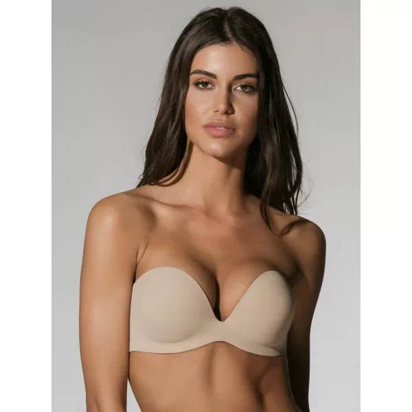 Luna Secret Sense Strapless D Σουτιέν με Αποσπώμενες Τιράντες Μπεζ 11064 Luna Secret Sense Strapless D Σουτιέν με Αποσπώμενες Τιράντες Μπεζ 11064