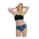 Cottonhill Γυναικείο Sexy έσωρουχο Plus Size όλο δαντέλα Μπλέ Πετρόλ CH4461 Καλύπτει απο XL εως 2XL