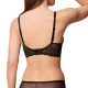 Triumph Γυναικείο Bralette Σουτιέν Μαύρο αμπάνελο με υπέροχη Δαντέλα Bright Spotlight P 10216463 0004.04