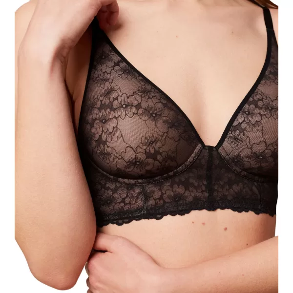 Triumph Γυναικείο Bralette Σουτιέν Μαύρο αμπάνελο με υπέροχη Δαντέλα Bright Spotlight P 10216463 0004.04 Triumph Γυναικείο Bralette Σουτιέν Μαύρο αμπάνελο με υπέροχη Δαντέλα Bright Spotlight P 10216463 0004.04