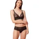 Triumph Γυναικείο Bralette Σουτιέν Μαύρο αμπάνελο με υπέροχη Δαντέλα Bright Spotlight P 10216463 0004.04