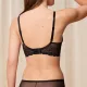 Triumph Γυναικείο Bralette Σουτιέν Μαύρο αμπάνελο με υπέροχη Δαντέλα Bright Spotlight P 10216463 0004.04