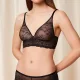 Triumph Γυναικείο Bralette Σουτιέν Μαύρο αμπάνελο με υπέροχη Δαντέλα Bright Spotlight P 10216463 0004.04