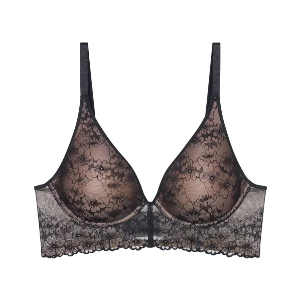 Triumph Γυναικείο Bralette Σουτιέν Μαύρο αμπάνελο με υπέροχη Δαντέλα Bright Spotlight P 10216463 0004.04