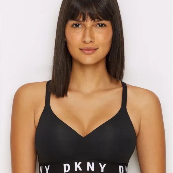 DKNY Wirefree Push Up Bra Αθλητικό Σουτιέν Χωρίς Μπανέλα με Ενίσχυση Μαύρο DK4518/Y3T