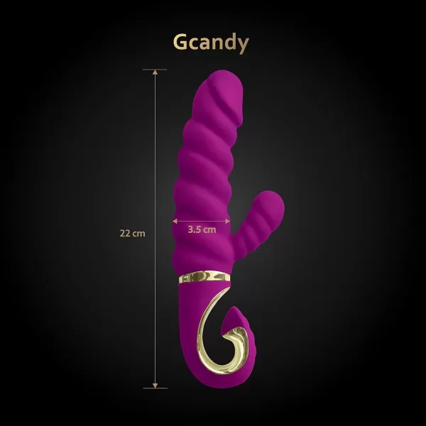 GVibe Δονητής G-Spot Διπλή Διέγερση από Αληθοφανές Bioskin με 6 Λειτουργίες GCandy Premium Toy GVibe Δονητής G-Spot Διπλή Διέγερση από Αληθοφανές Bioskin με 6 Λειτουργίες GCandy Premium Toy
