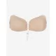 Secret Weapons Lace-Up Bra Σουτιέν-Αυτοκόλλητο Push-Up Μπέζ 