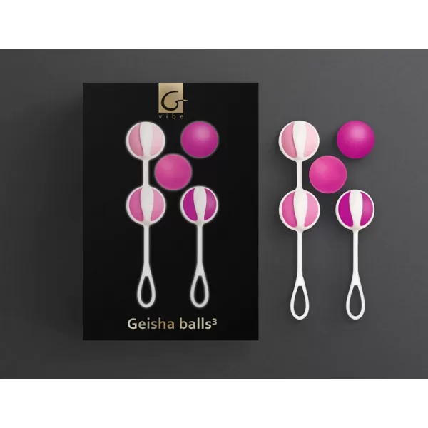GVibe Sexy αξεσουάρ Κολπικές Μπάλες 5 τεμ για Αρχάριους και Εκπαιδευμένους Διαφορετικά Βάρη με Τέλειο Μέγεθος Geisha-Balls-3 GVibe Sexy αξεσουάρ Κολπικές Μπάλες 5 τεμ για Αρχάριους και Εκπαιδευμένους Διαφορετικά Βάρη με Τέλειο Μέγεθος Geisha-Balls-3