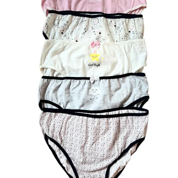 Berrak Kids Βαμβακερά Εσώρουχα για Κορίτσια - Σετ 5 Τεμαχίων 6853 sweet dreams