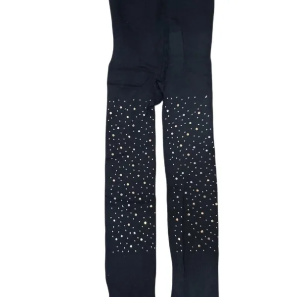 Yanoir Pantyhose Παιδικό Καλσόν με Κρύσταλλους Μαύρο 5811