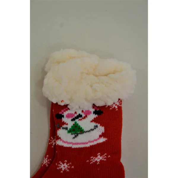 Sweet Home Socks Χριστουγεννιάτικο Δώρο Παιδική Κάλτσα SNOWMAN 32-35 +Κουτί Κόκκινο 8274