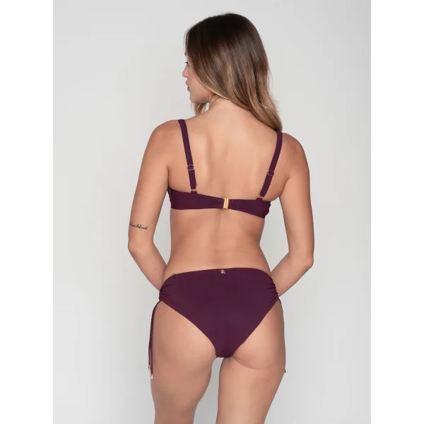 Luna Blue Sense Μπικίνι Χωρίς Ενίσχυση Για Μεγάλα Μεγέθη - Μελιτζανι