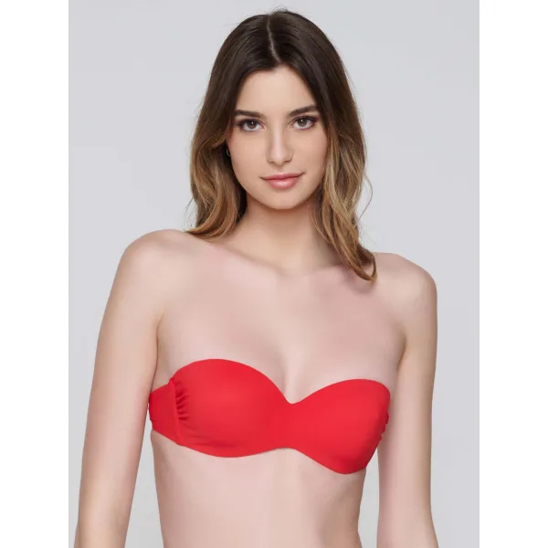 Blue Sense Μπικίνι Strapless - Κοκκινο